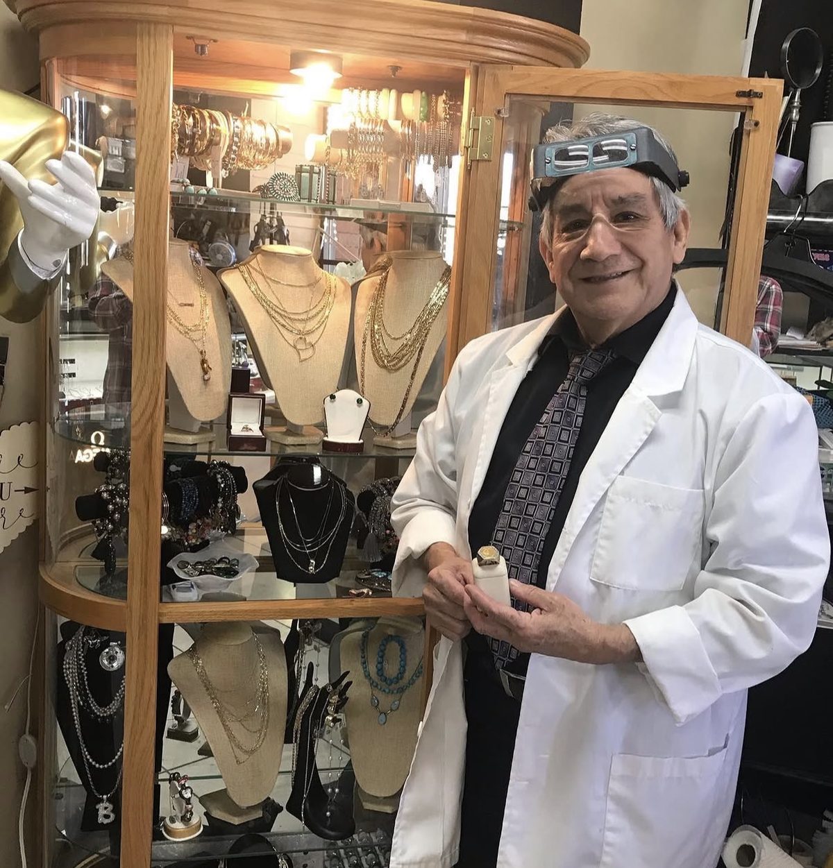 Raul, master jeweler and craftsman at Lucky’s Custom Jewelry & Design in Bakersfield